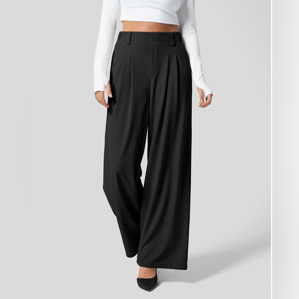 Flex High Waisted Waffle Pants